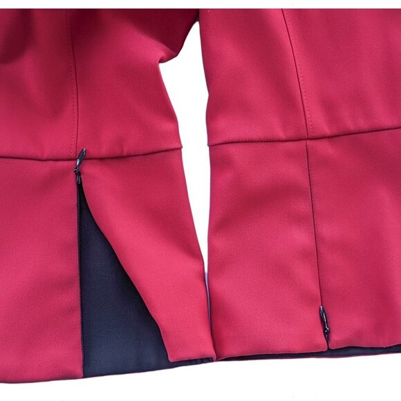 JONES NEW YORK Removable Hood Hidden Button Fold Up Black Sleeve Coat M - Picture 11 of 11